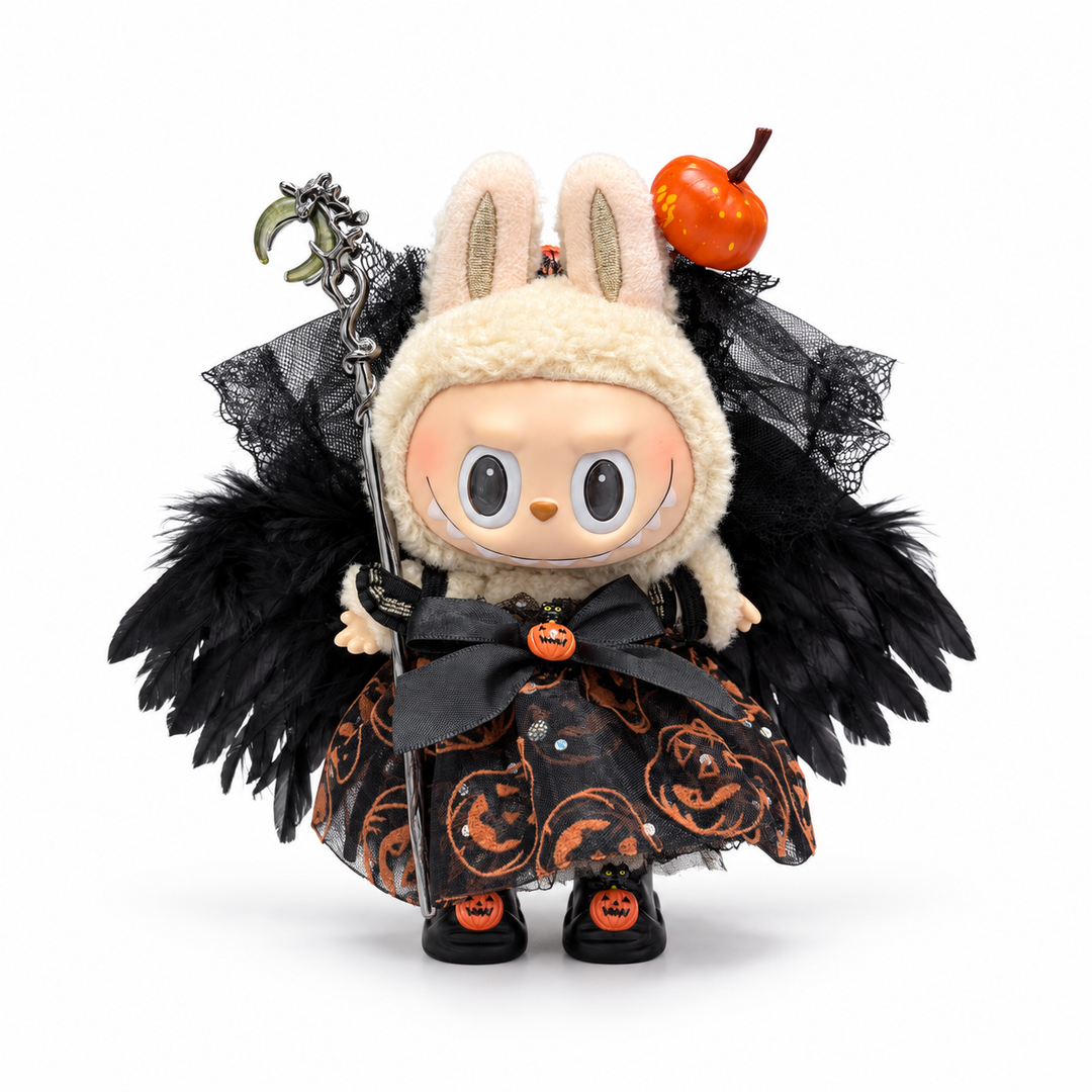 Labubu Pumpkin Witch Outfit Set