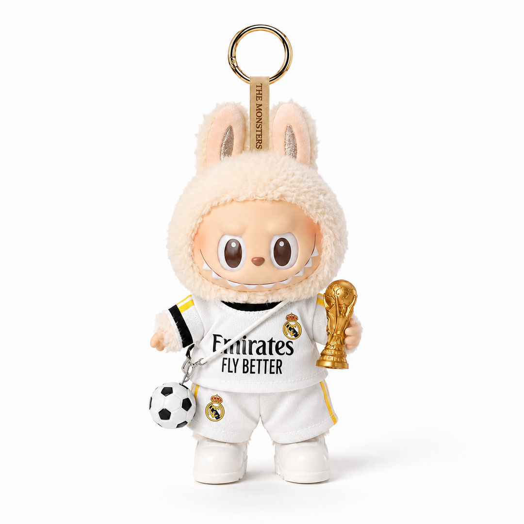 Labubu Real Madrid Football Outfit Set