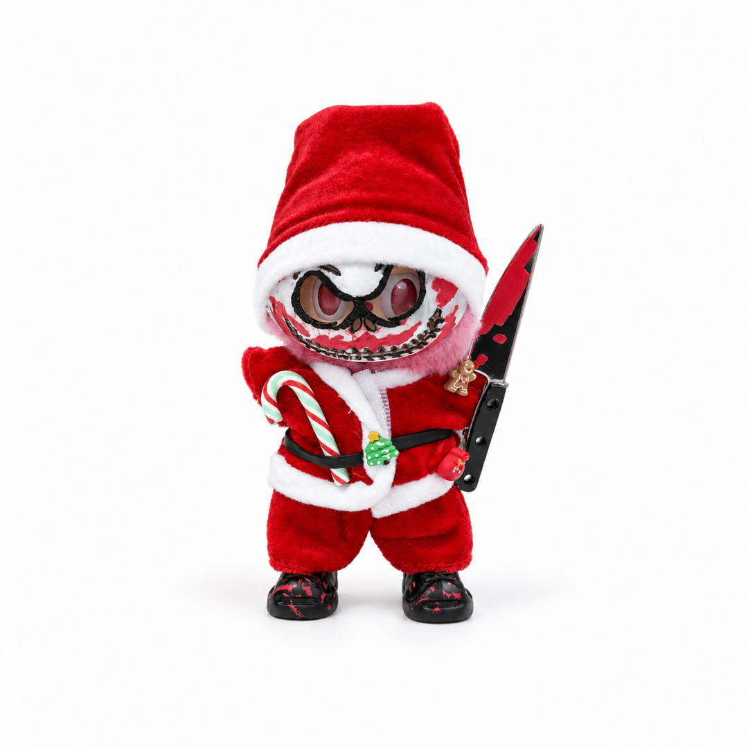 Labubu Slasher Santa Outfit Set