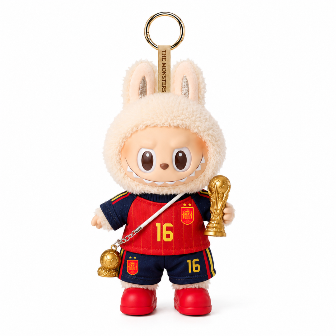 Labubu Spain #16 Two-Star Football Outfit Set