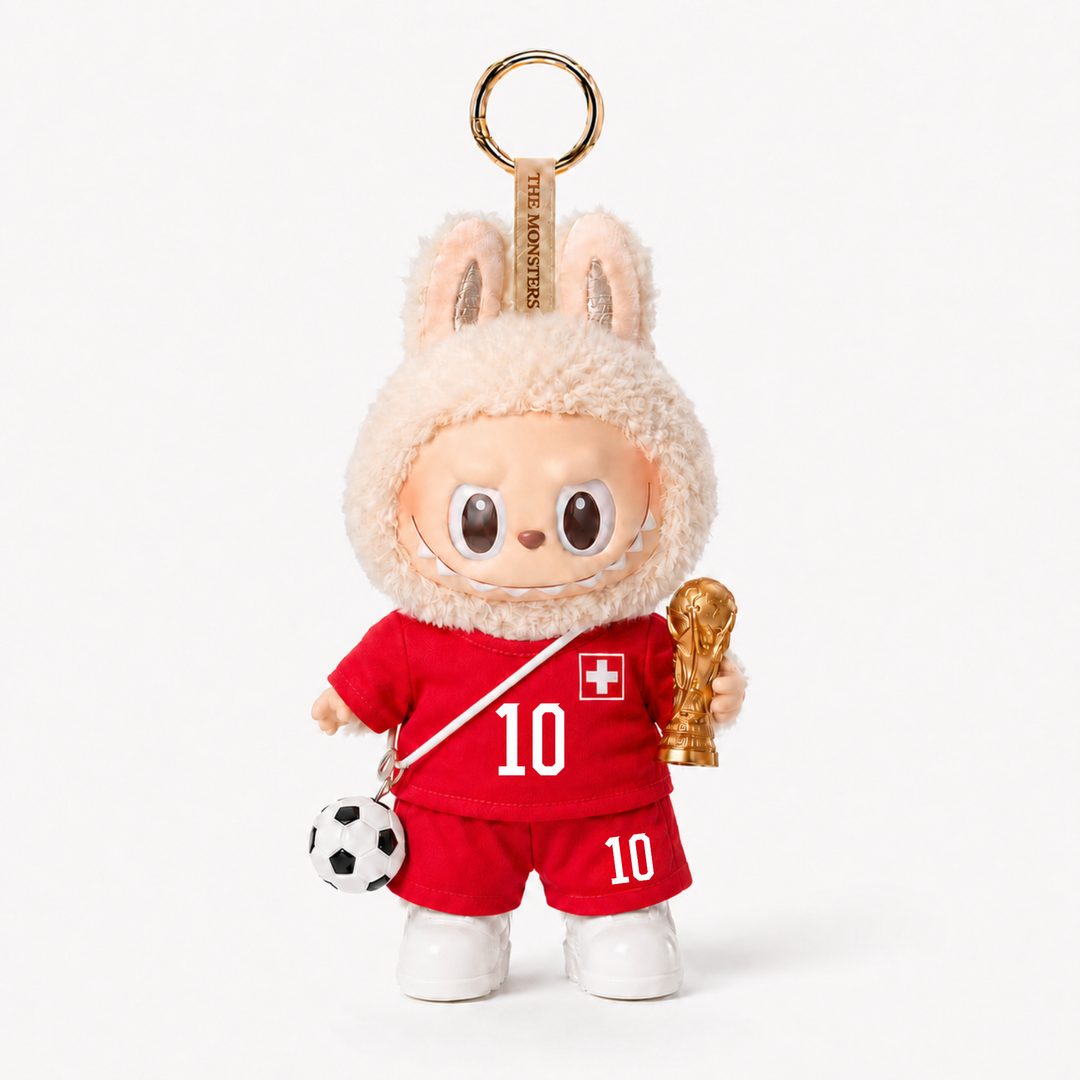 Labubu Switzerland #10 Football Outfit Set