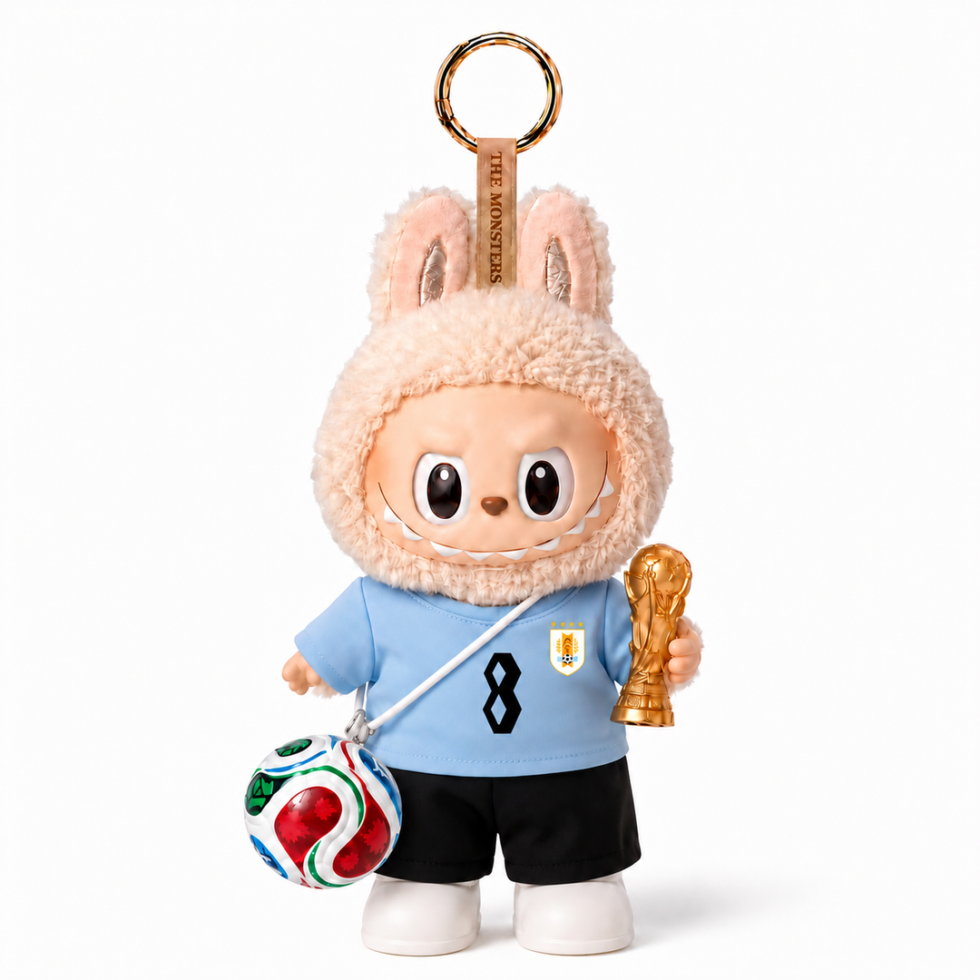 Labubu Uruguay Valverde #8 Football Outfit Set