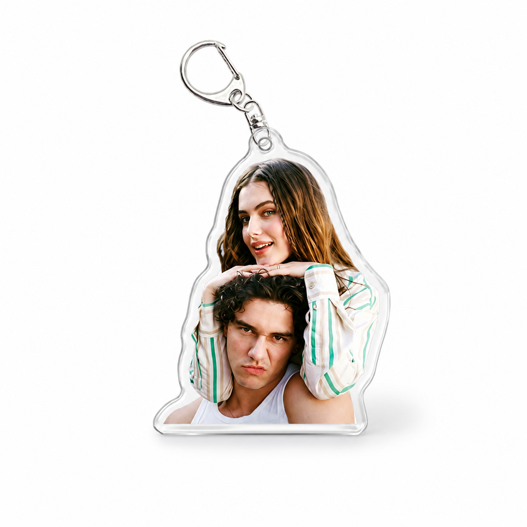 Shaped Acrylic Keychain – Lean Pose