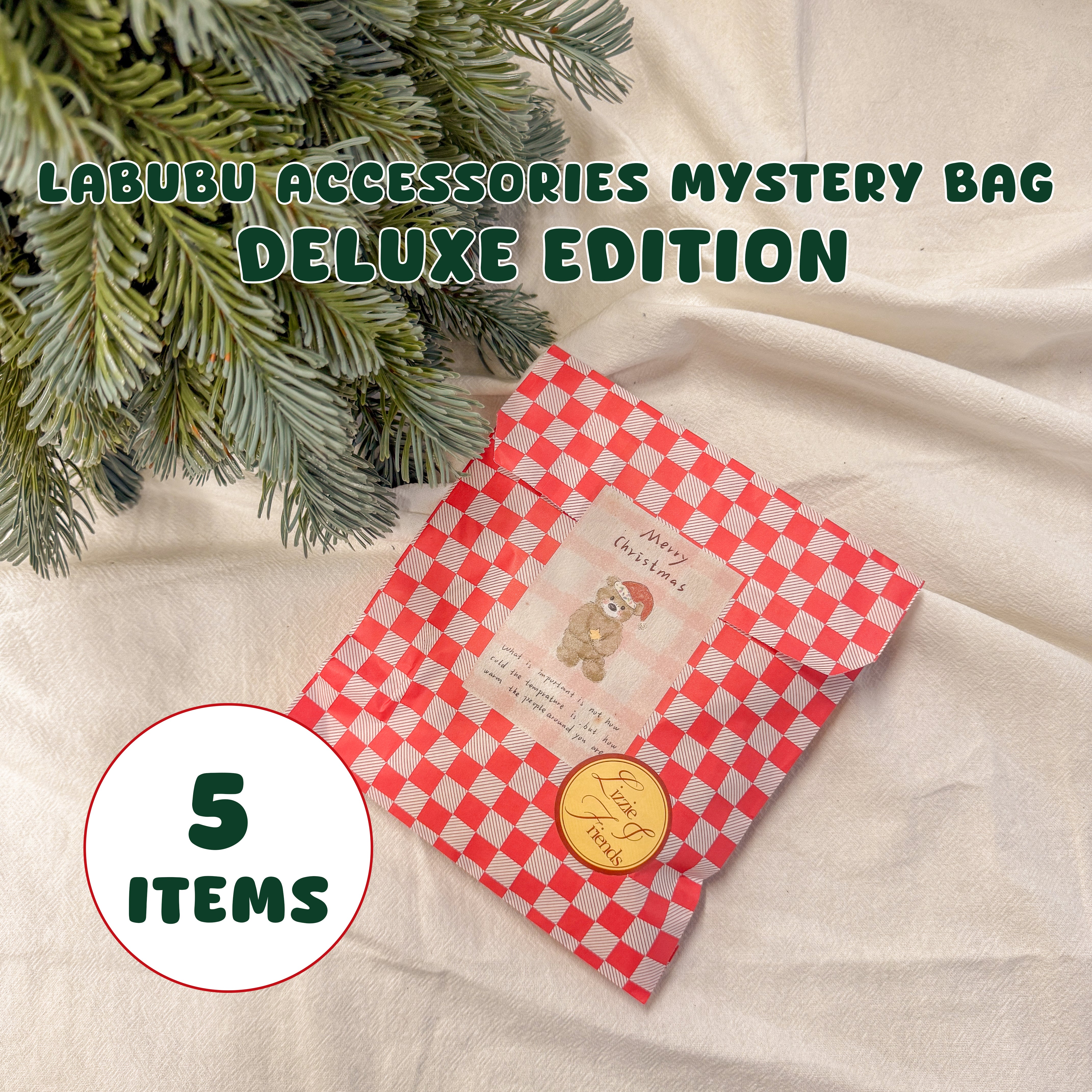 Labubu Accessories Mystery Bag – Deluxe Edition – Labubu plush doll outfit handmade kawaii Pop Mart collectible accessory