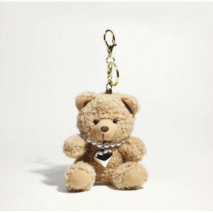 Pearly Sweetheart Teddy Bag Charm