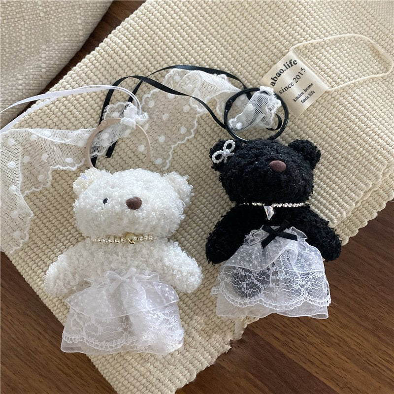 Ethereal Lace Plush Animal Charm Collection