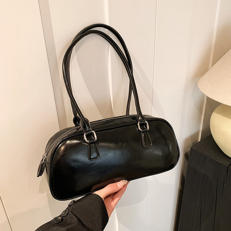 Sleek Sophistication Barrel Bag