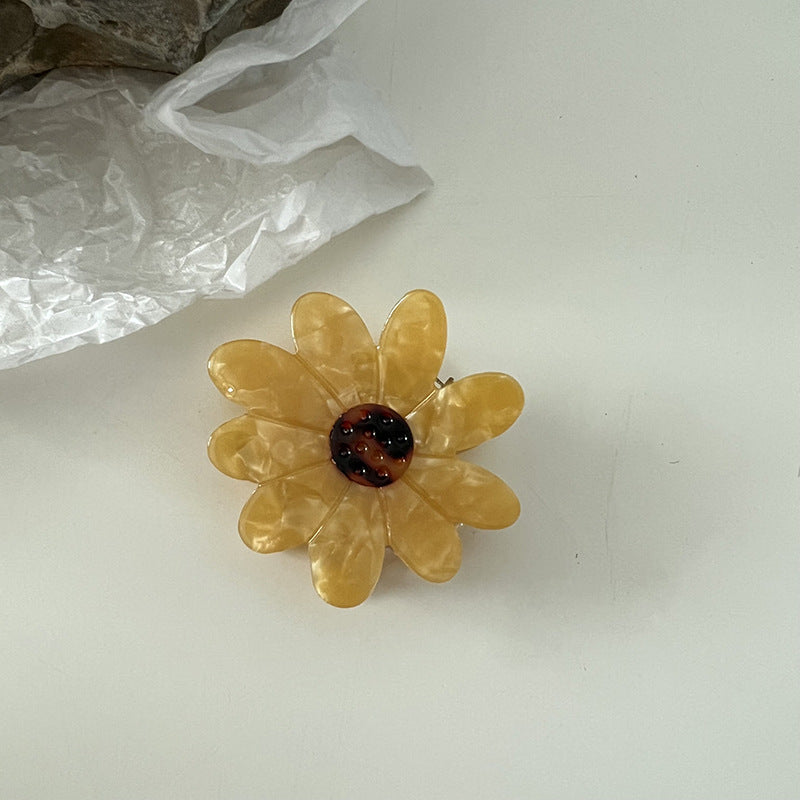 Amber Sunflower Mini Claw