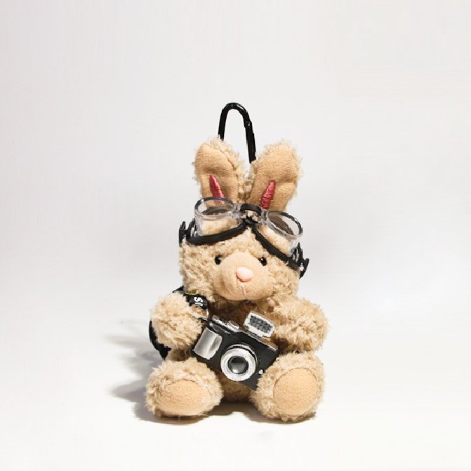 Shutterbug Bunny Bag Charm