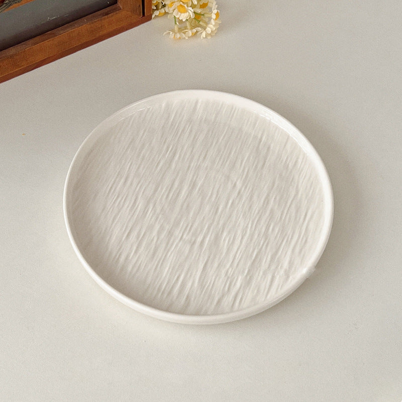 Textured Porcelain Plate Collection