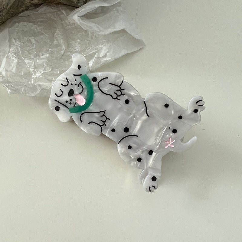 Dalmatian Delight Hair Claw