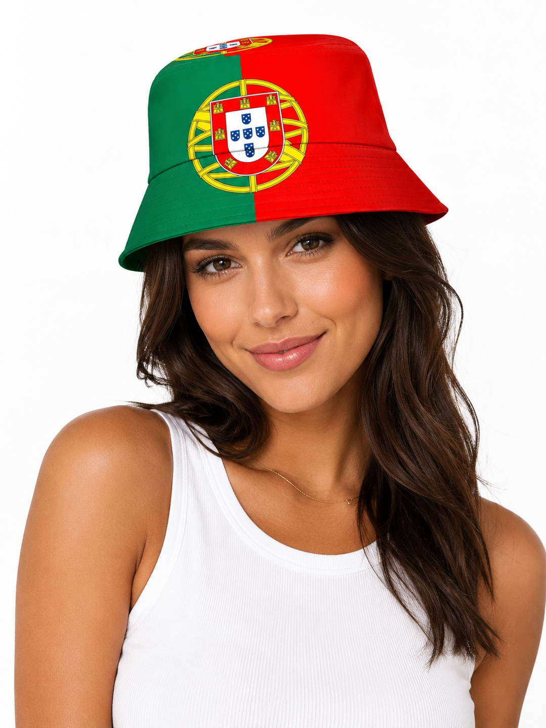 Portugal Flag Football Bucket Hat
