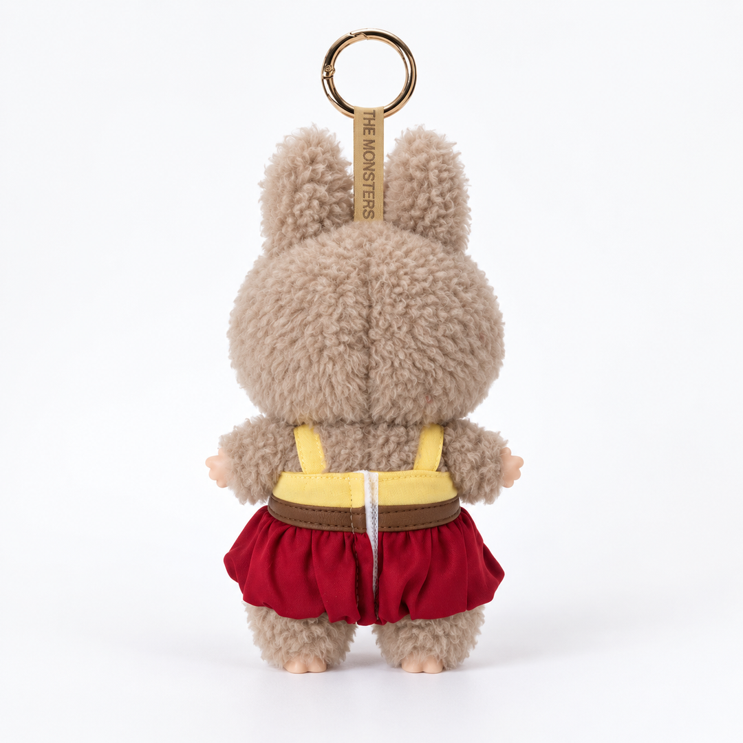 Labubu Racing Jacket & Overall Skirt Outfit Set