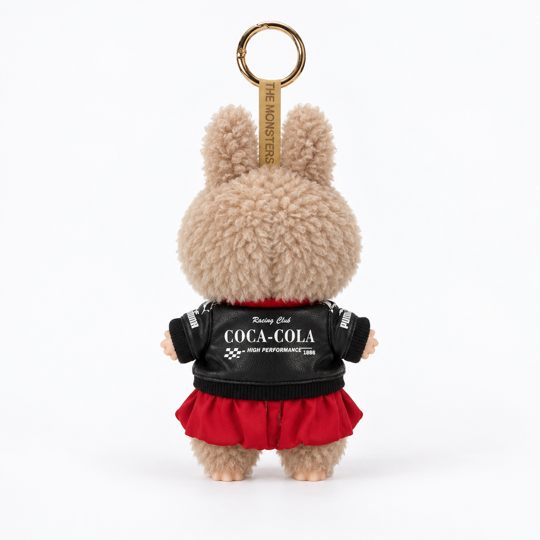 Labubu Racing Jacket & Overall Skirt Outfit Set