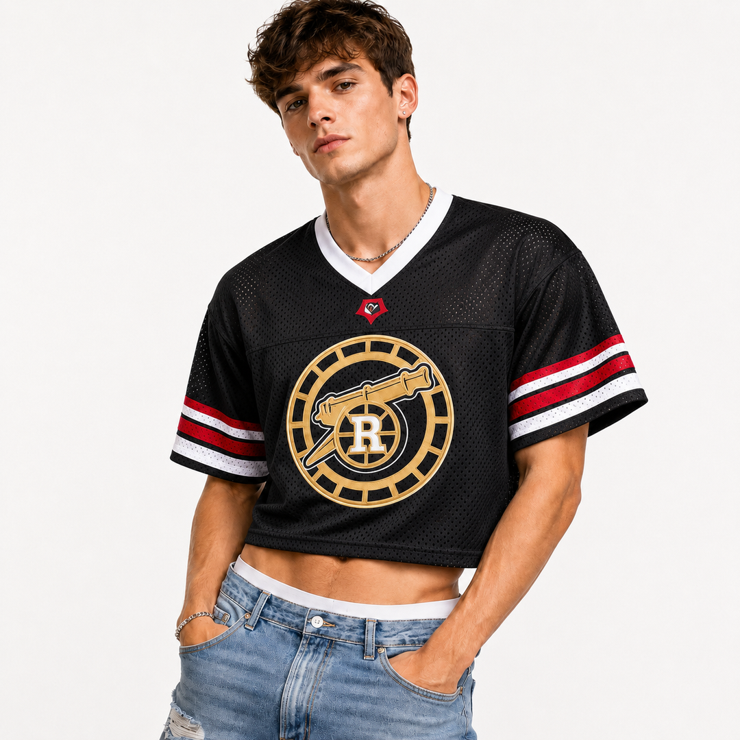 New York Raiders Crest Cropped Hockey Jersey