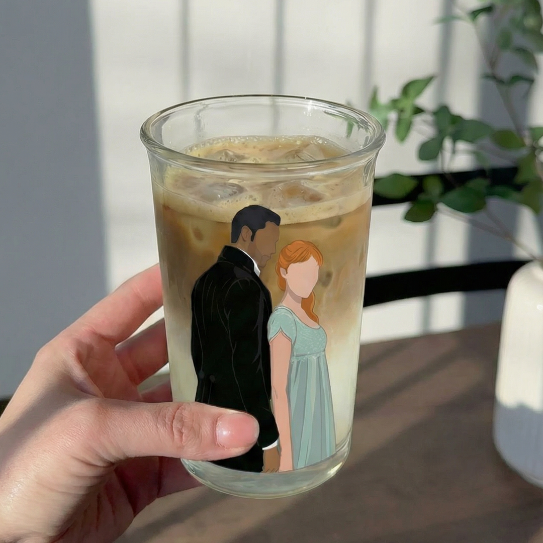 High Society Bridgerton-Inspired Regency Glassware Collection (5 Variants) flat lay product shot – Lizzie & Friends