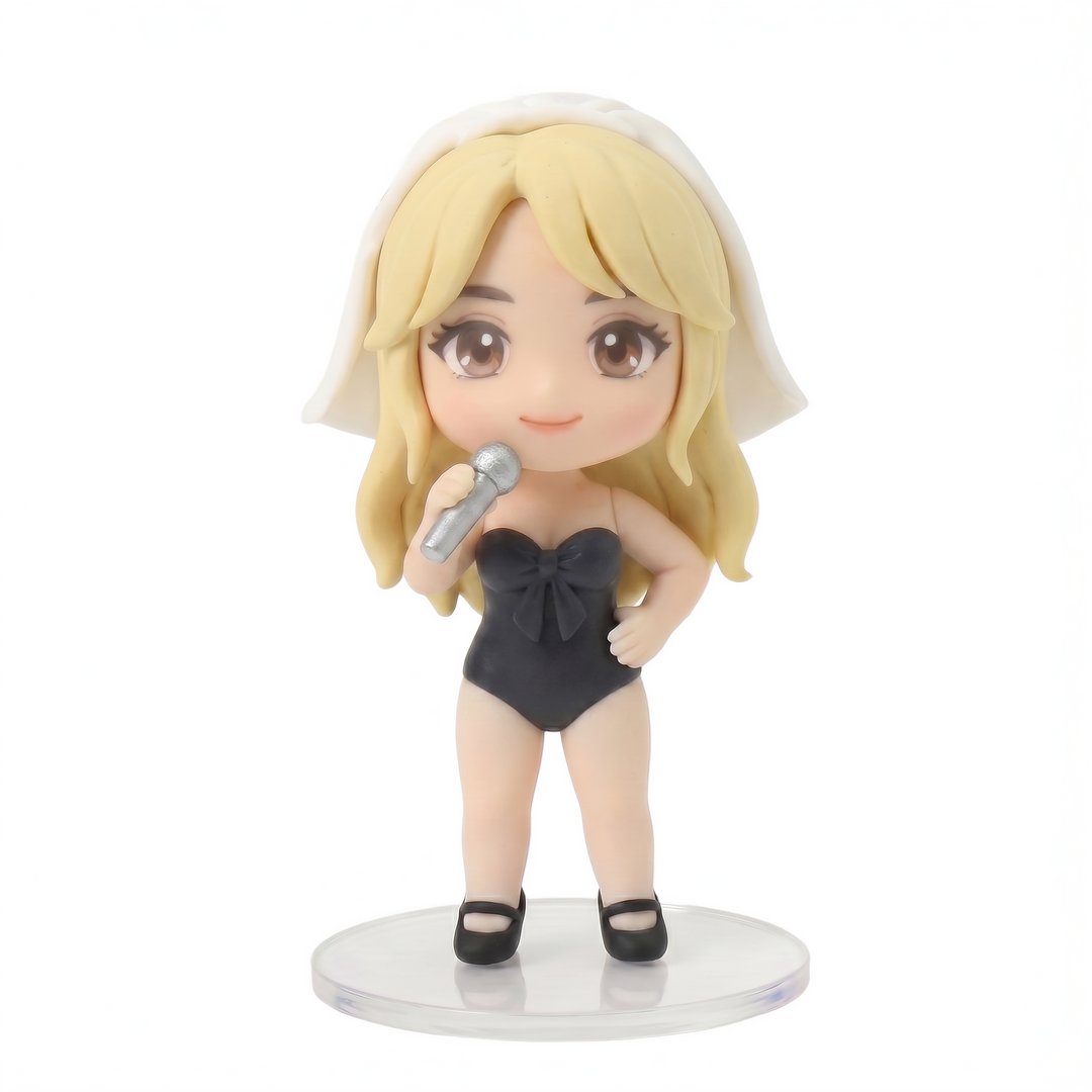 Pop Star "Sweet Singer" Collectible Figure – Black Gown Edition