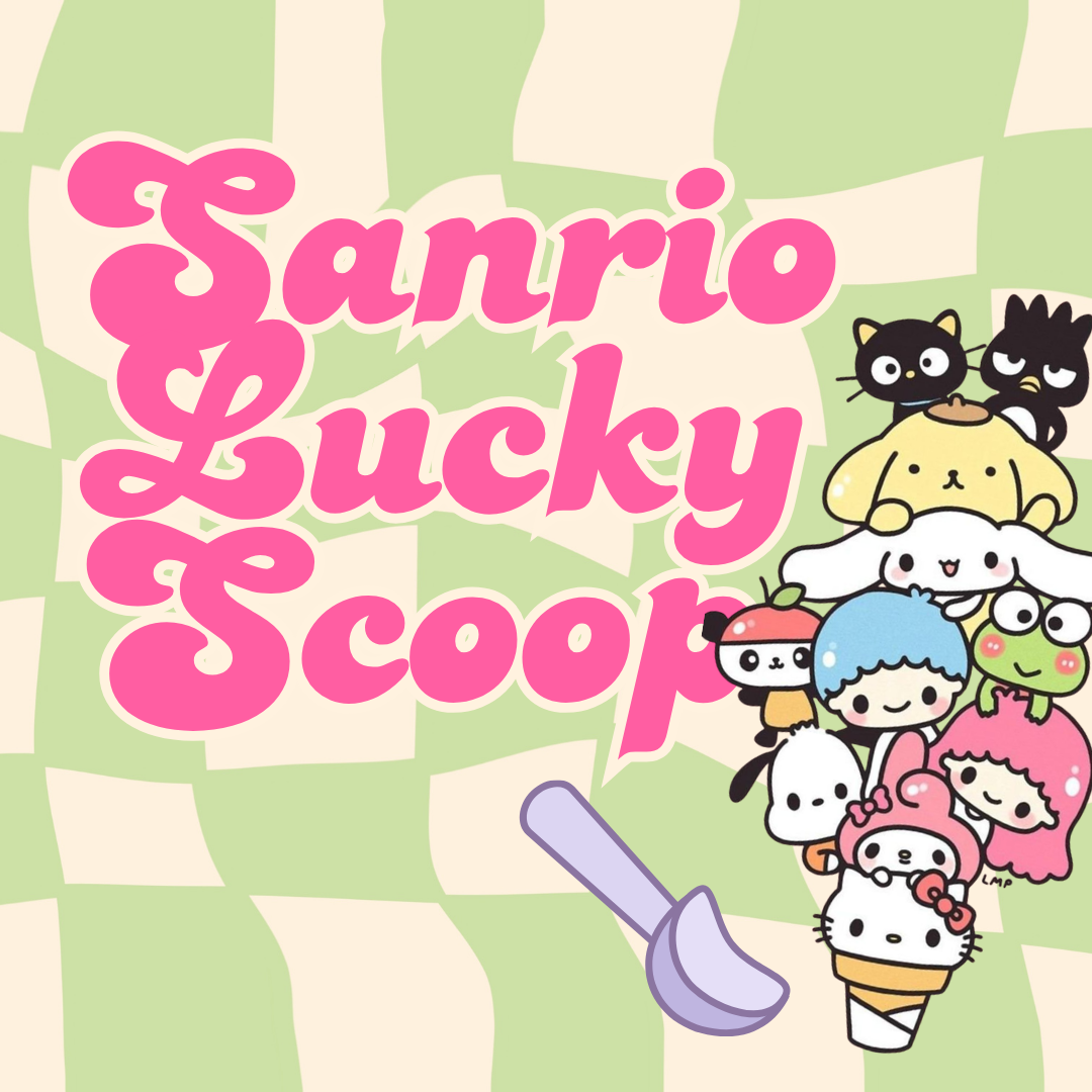 Sanrio Lucky Scoop 🌸 | Mystery Surprise Box | 8 Authentic Sanrio Items Per Scoop