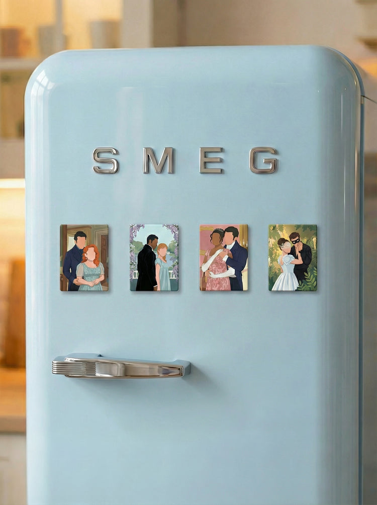 High Society Bridgerton-Inspired Couple Magnet Collection – art magnet collectible fan merch home decor