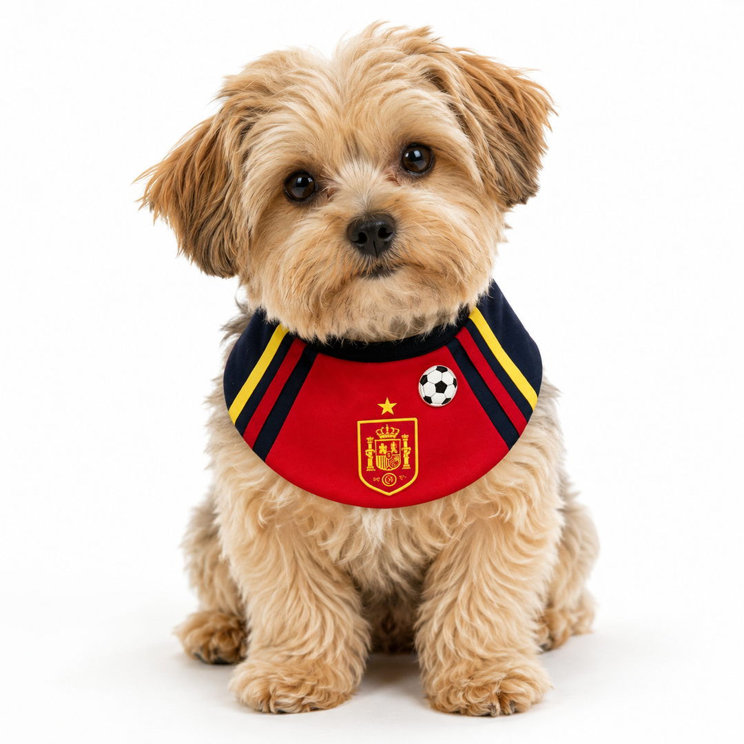 Spain Football Pet Bib