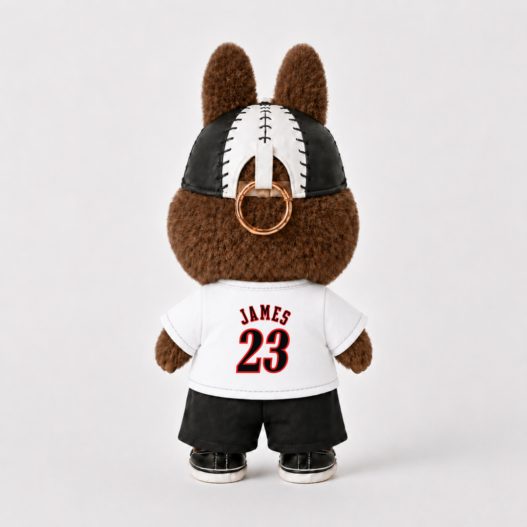 Labubu #23 Philly White Basketball Outfit Set