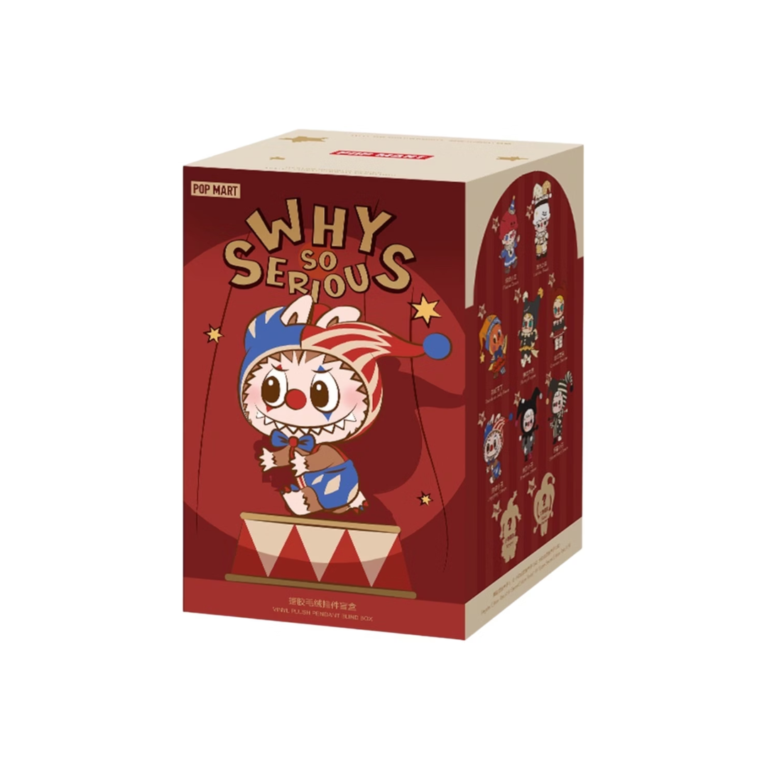 WHY SO SERIOUS Series Vinyl Plush Pendant Blind Box – Single Box, Full Set or Choose Your Figure