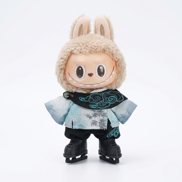 LABUBU ファッション – 伝統的なクラウド柄 漢服&アイススケート靴 LABUBU ファッション – 伝統的なクラウド柄 漢服&アイススケート靴