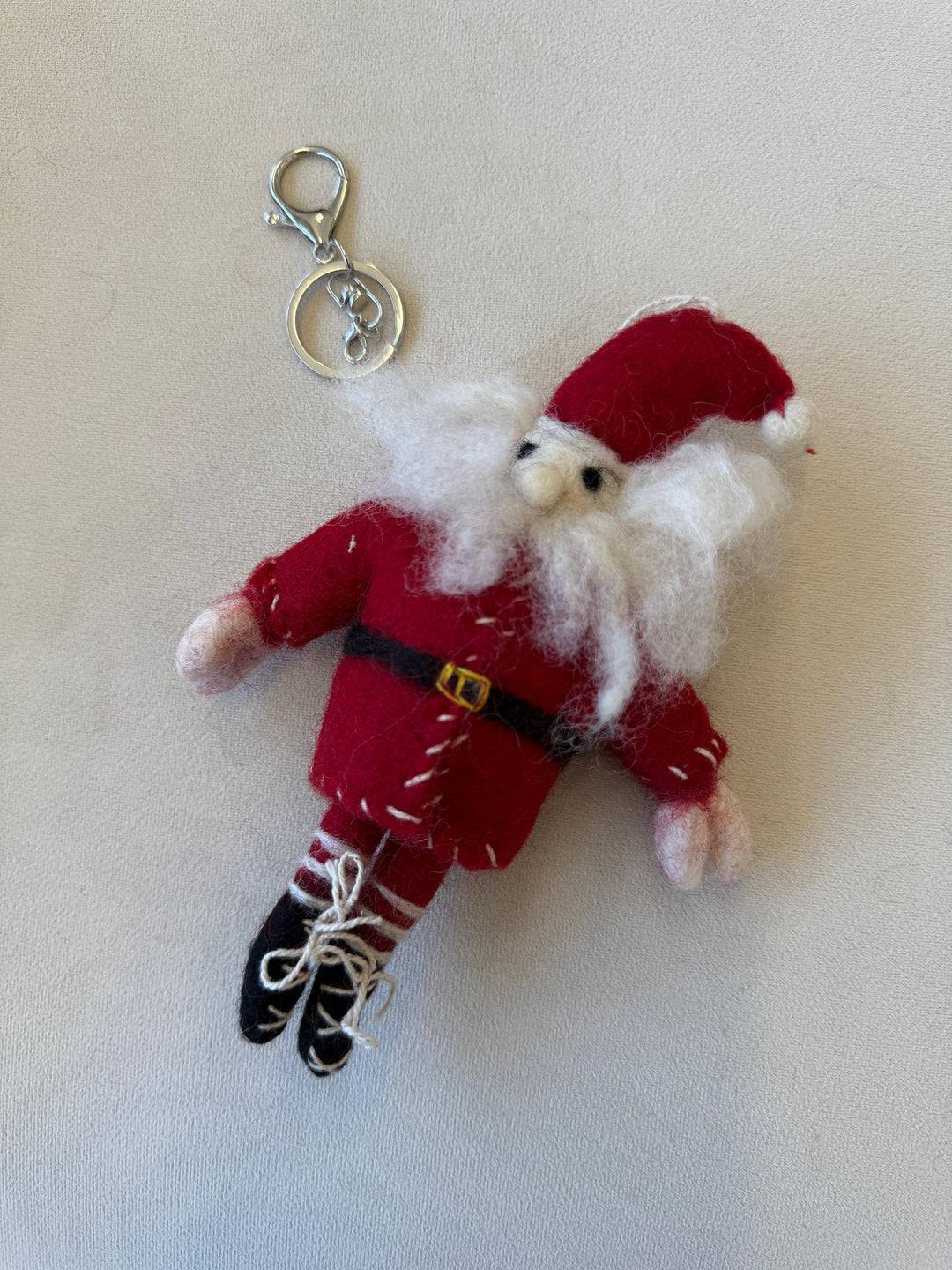 Jolly Santa Felt Charm