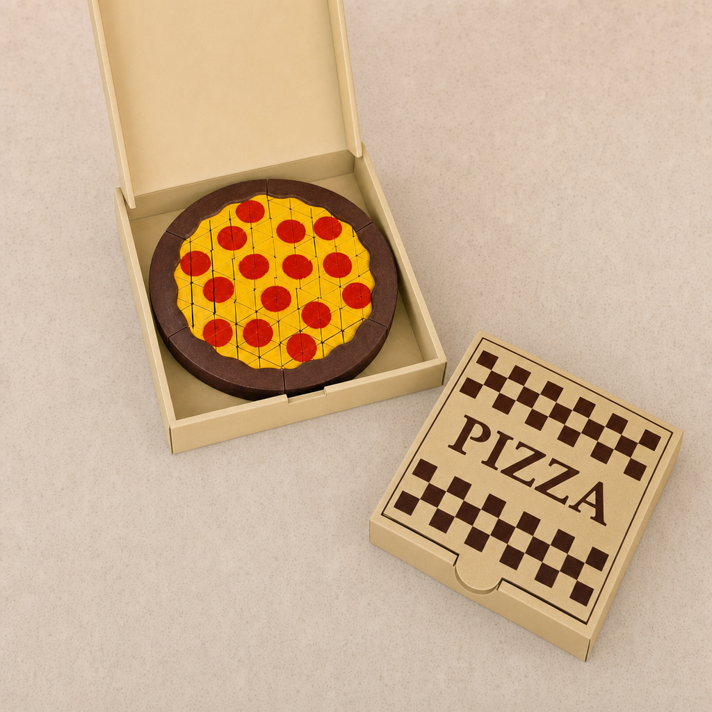 Squishy Pizza Slice Fidget Set – 3D Printed Sensory Desk Toy