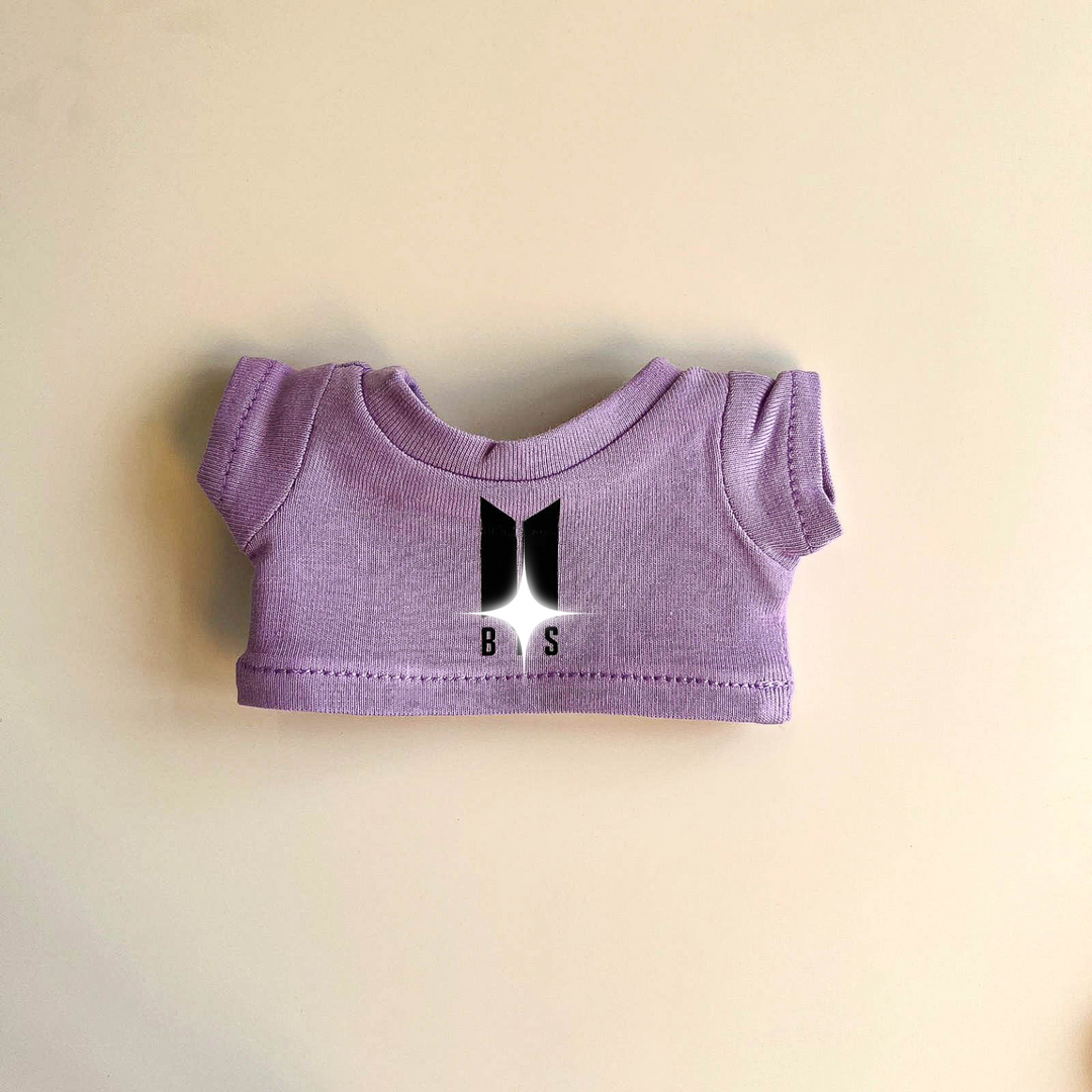 Labubu Bullet Proof Idol Tee Outfit (Black Logo) — With Mini Fan Lightstick (2 Items) packaging included – Lizzie & Friends