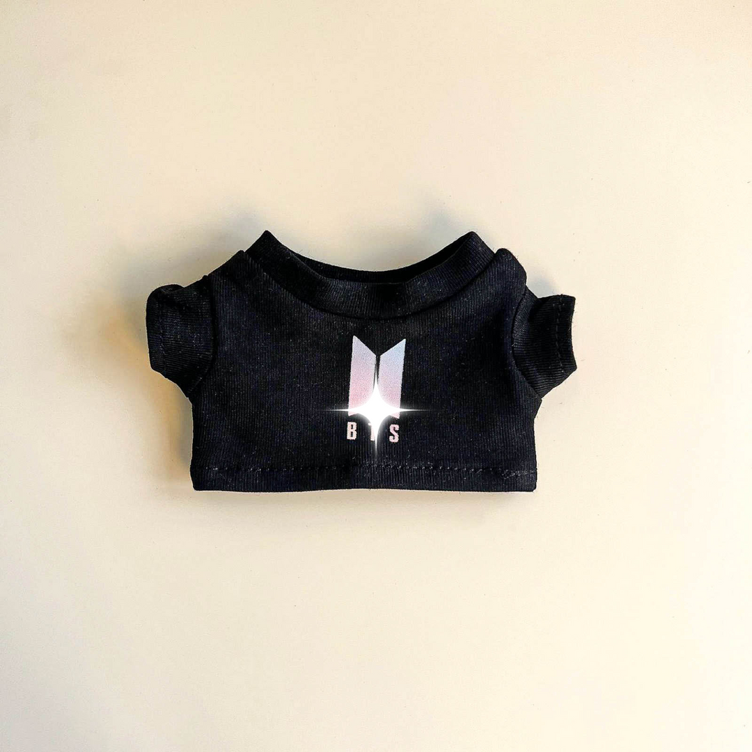 Labubu Bullet Proof Idol Tee Outfit (Colored Logo) — With Mini Fan Lightstick (2 Items) alternate variant – Lizzie & Friends