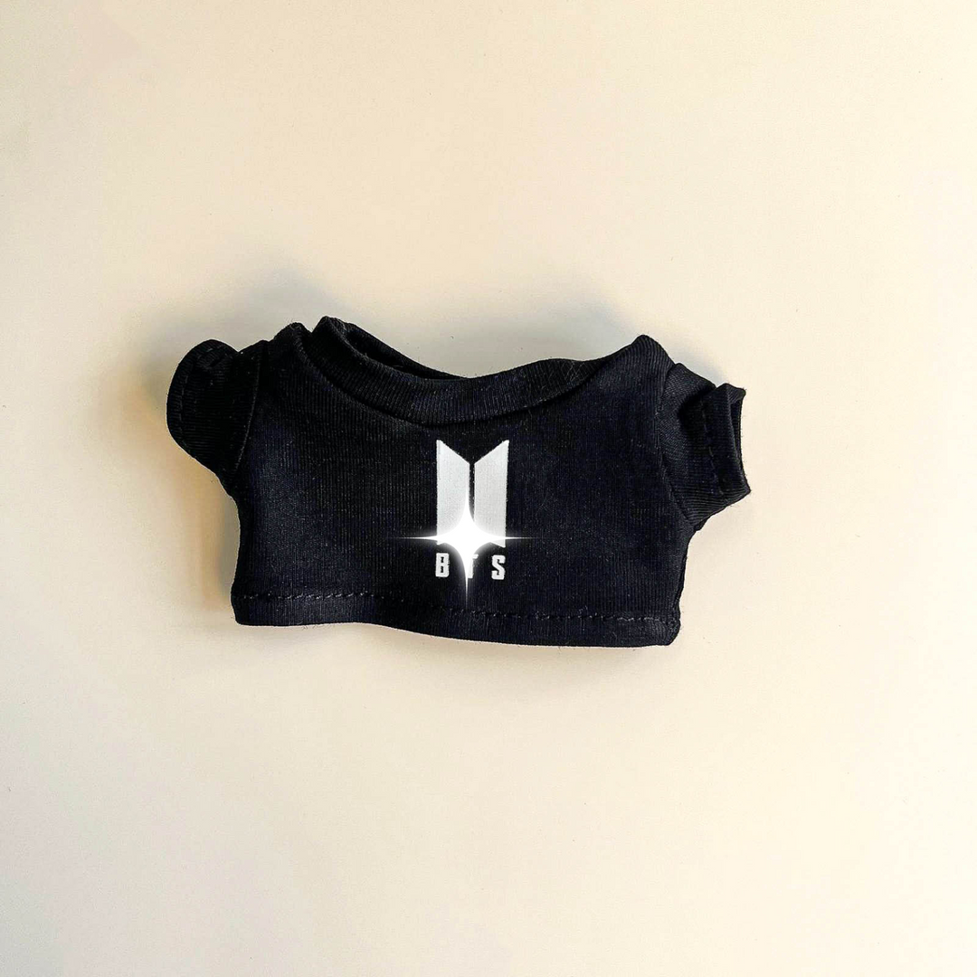 Labubu Bullet Proof Idol Tee Outfit (White Logo) — With Mini Fan Lightstick (2 Items) packaging included – Lizzie & Friends