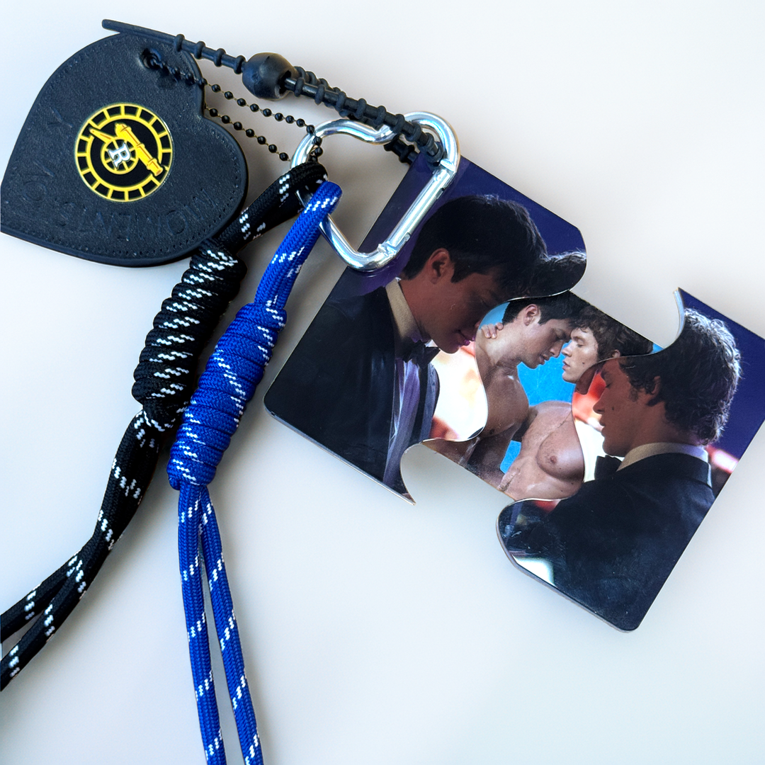 Rivalry "Secret Reveal" Heart Keychain