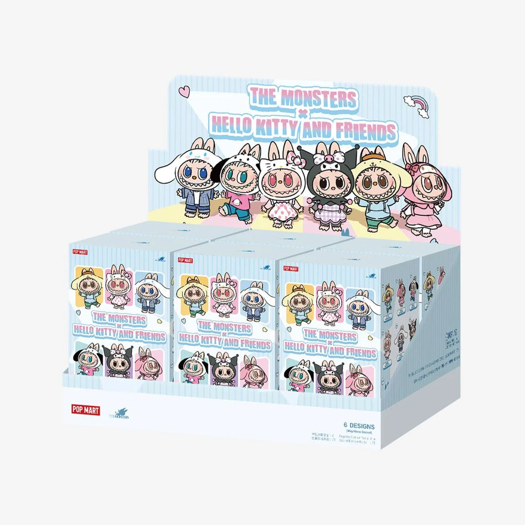 THE MONSTERS × Hello Kitty and Friends Vinyl Plush Pendant Blind Box – Single Box, Full Set or Choose Your Figure