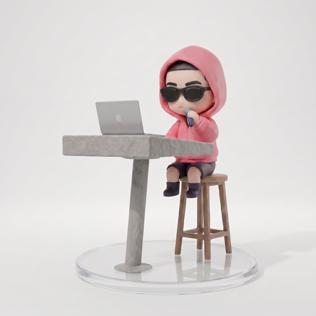 100% Handmade Pop Star "JB Studio" Collectible Figure