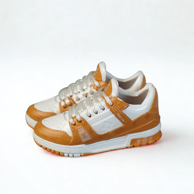 Labubu Monogram Sneakers – Multi-Color Accents