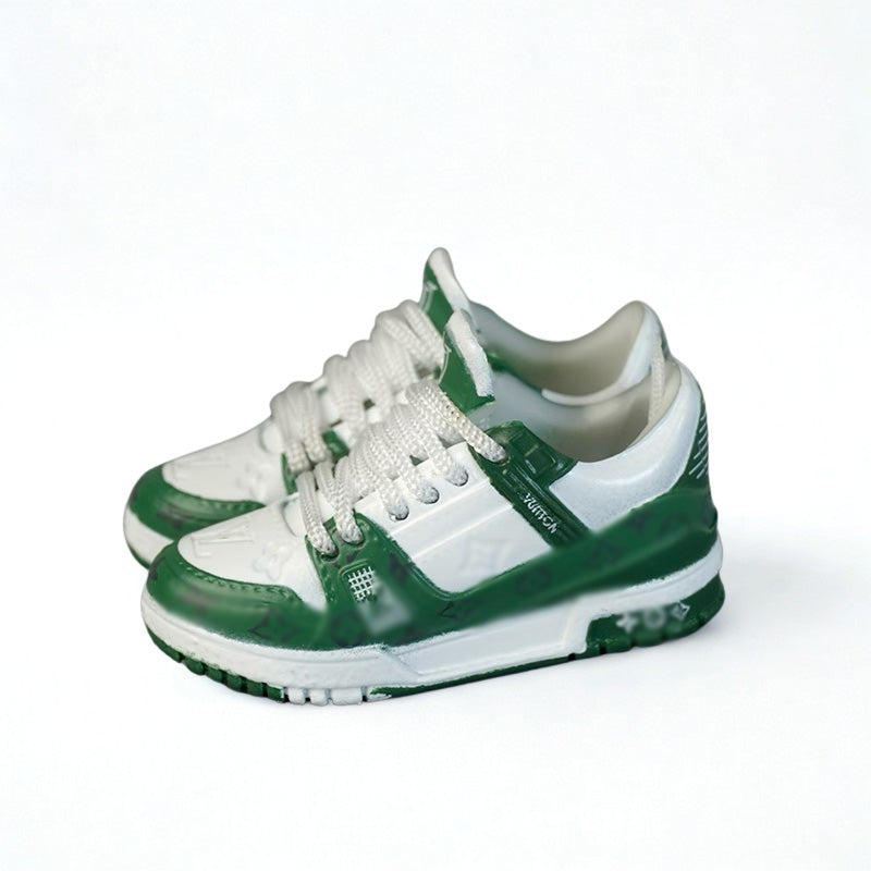 Labubu Monogram Sneakers – Multi-Color Accents