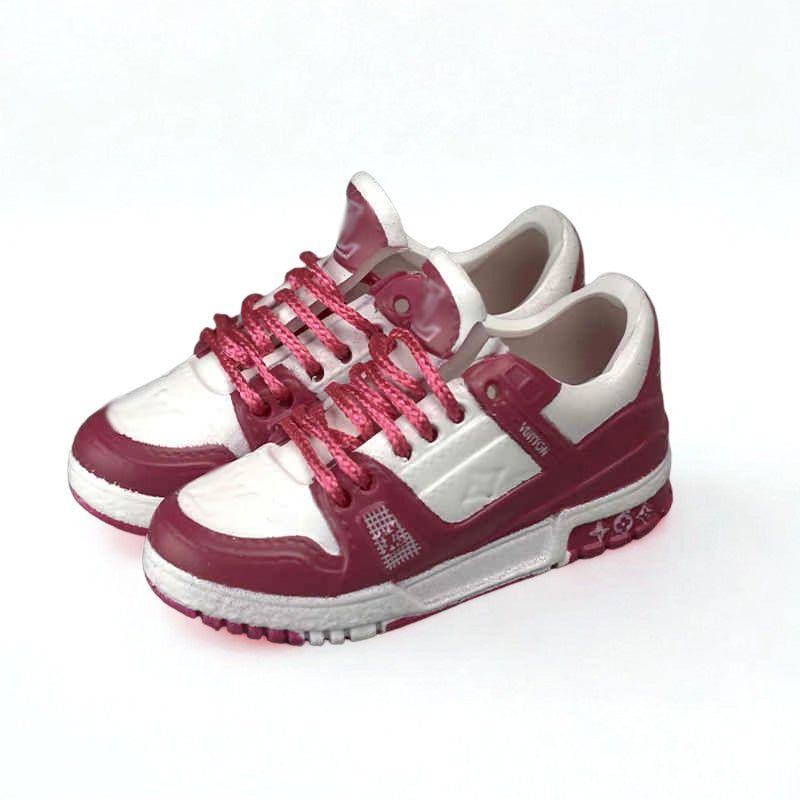 Labubu Monogram Sneakers – Multi-Color Accents