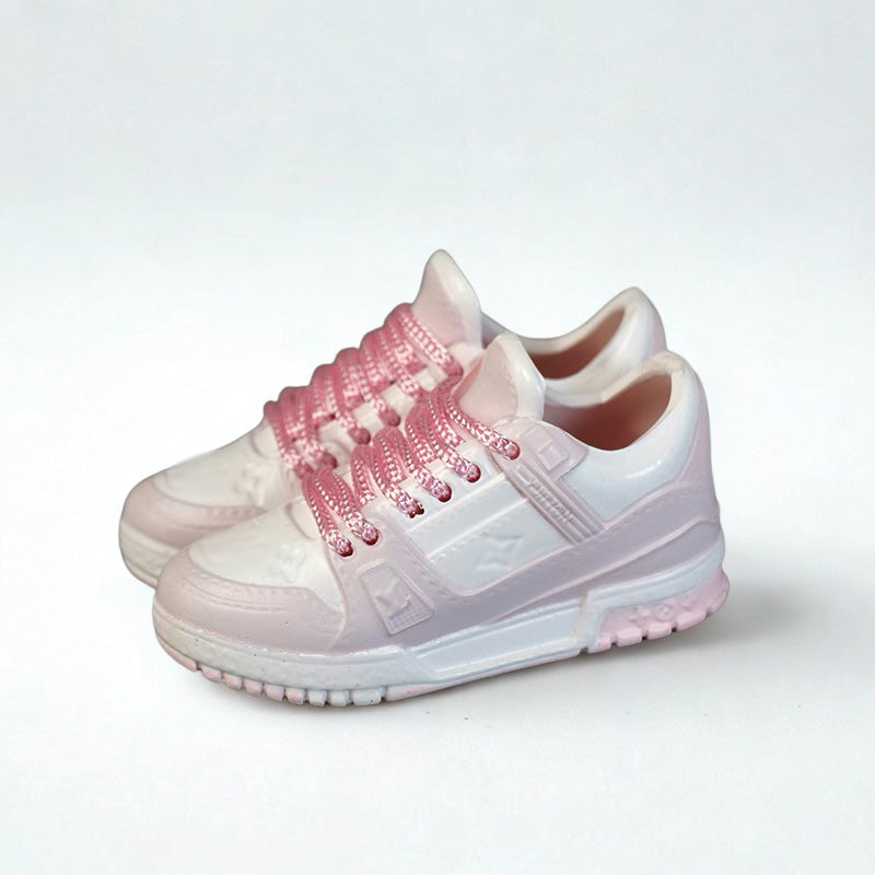 Labubu Monogram Sneakers – Multi-Color Accents