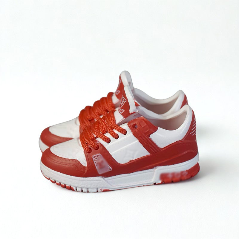 Labubu Monogram Sneakers – Multi-Color Accents