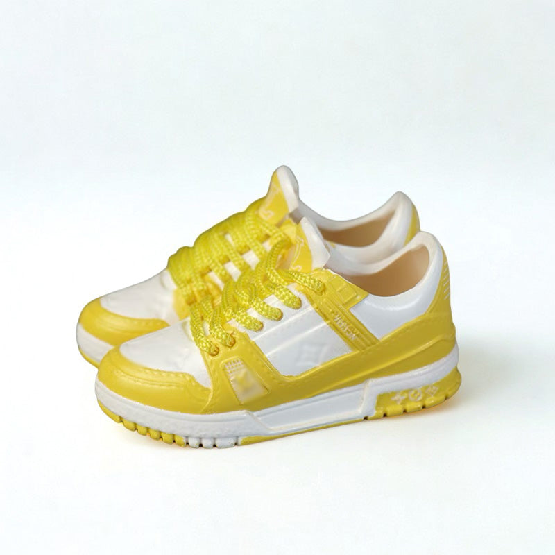 Labubu Monogram Sneakers – Multi-Color Accents