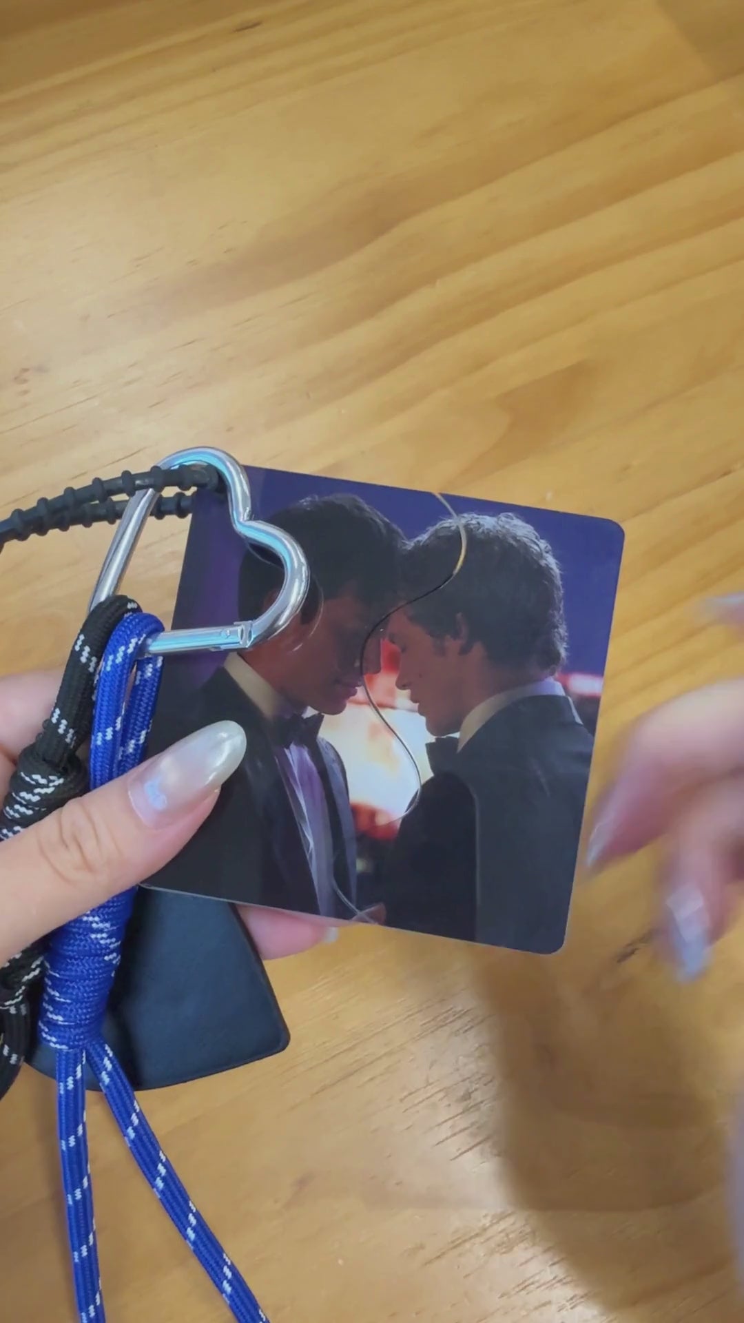 Rivalry "Secret Reveal" Heart Keychain