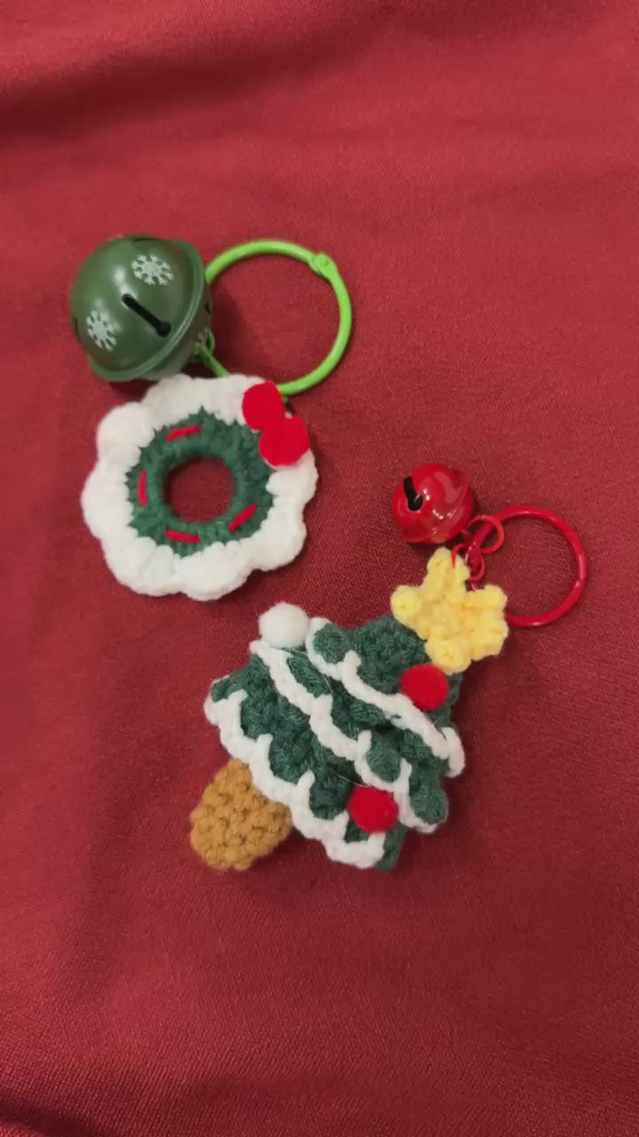 Holiday Crochet Bell Charms