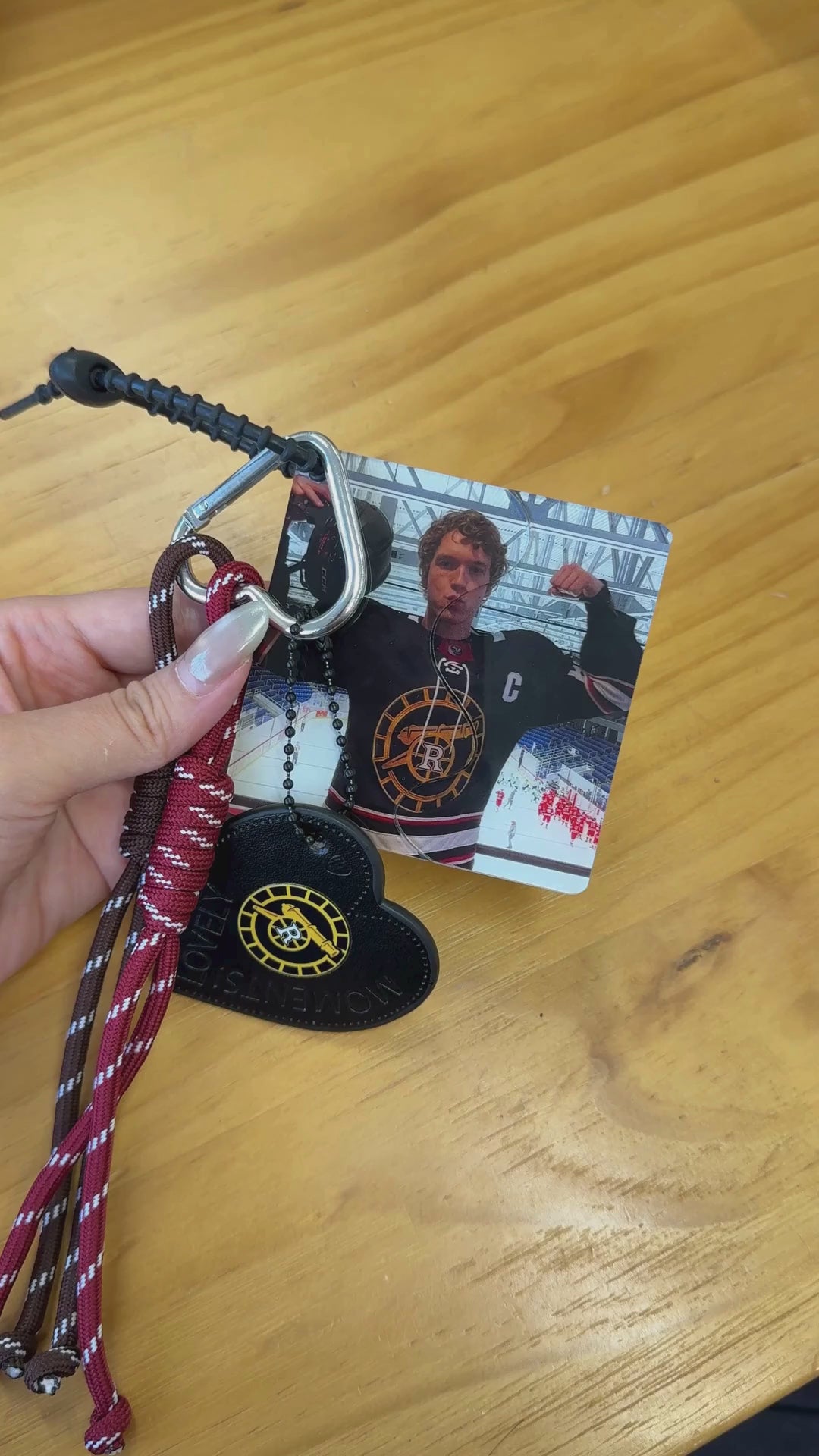 Rozanov "Secret Reveal" Heart Keychain