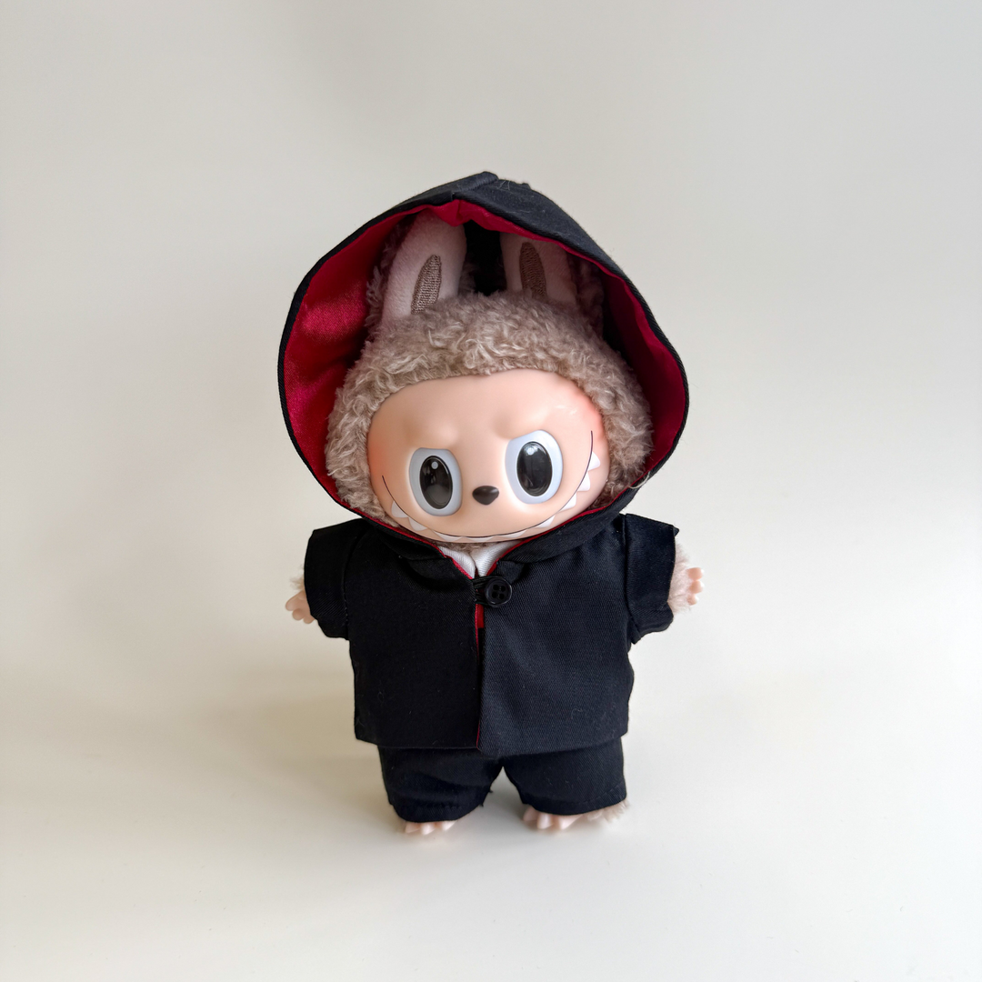 Labubu Red Wizard Outfit Set – Magical School Edition