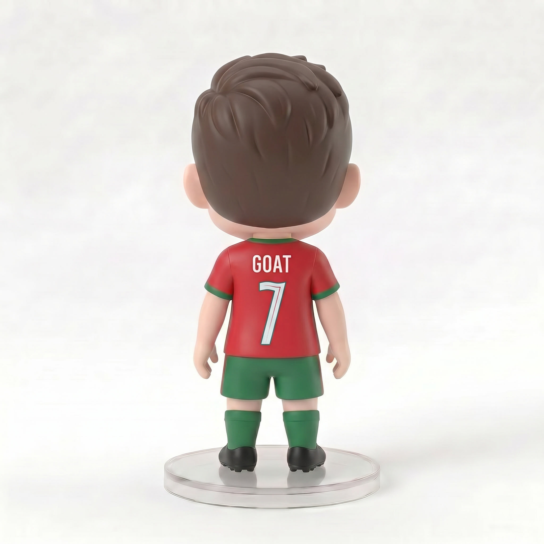 100% Handmade Football "The #7 Goat" Collectible Figure