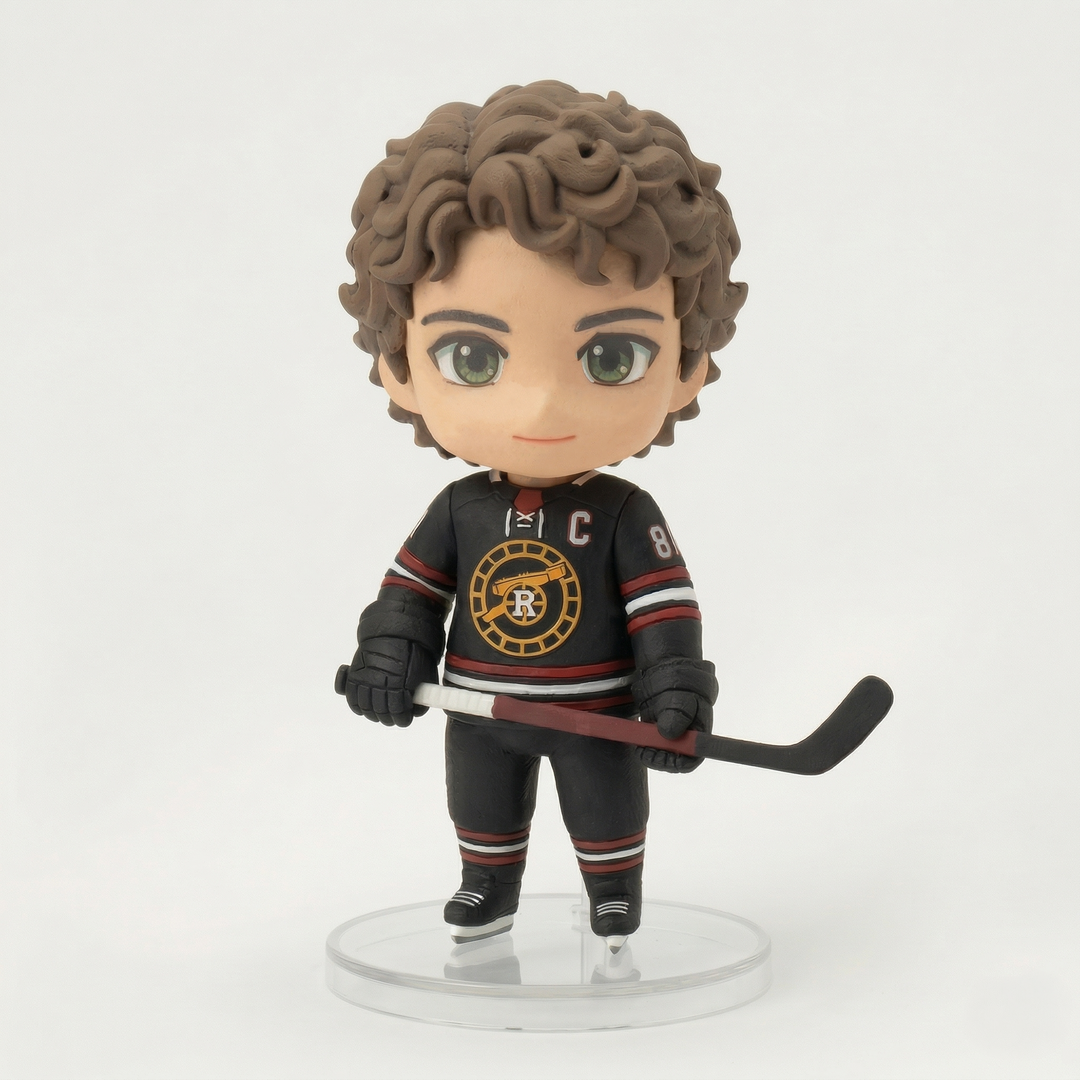 100% Handmade Pro Hockey Rivals "Rozanov" Collectible Figure