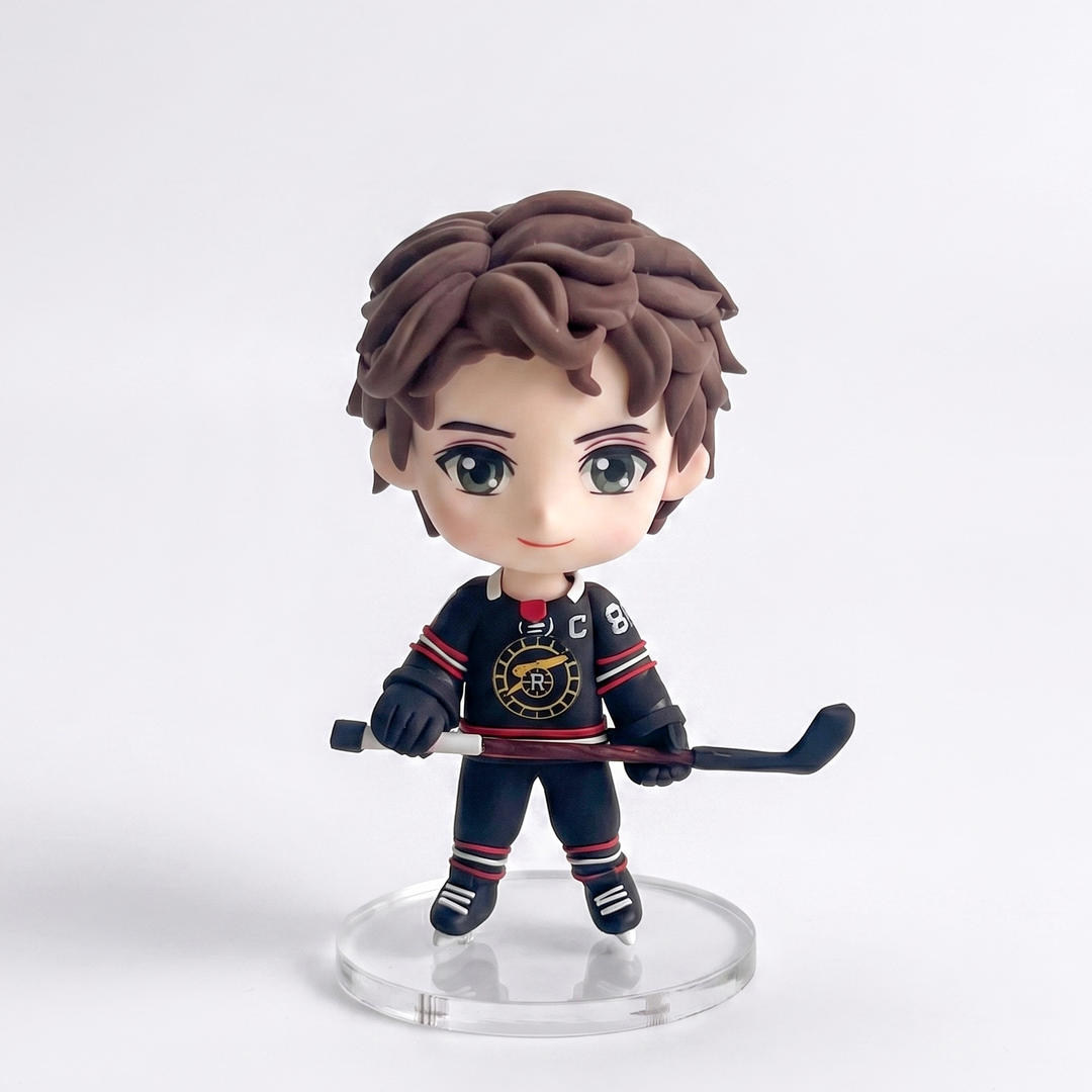 100% Handmade Pro Hockey Rivals "Rozanov" Collectible Figure