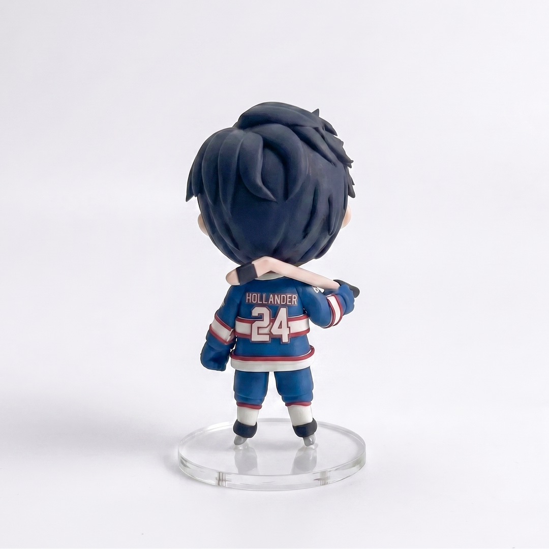 100% Handmade Pro Hockey Rivals "Hollander" Collectible Figure